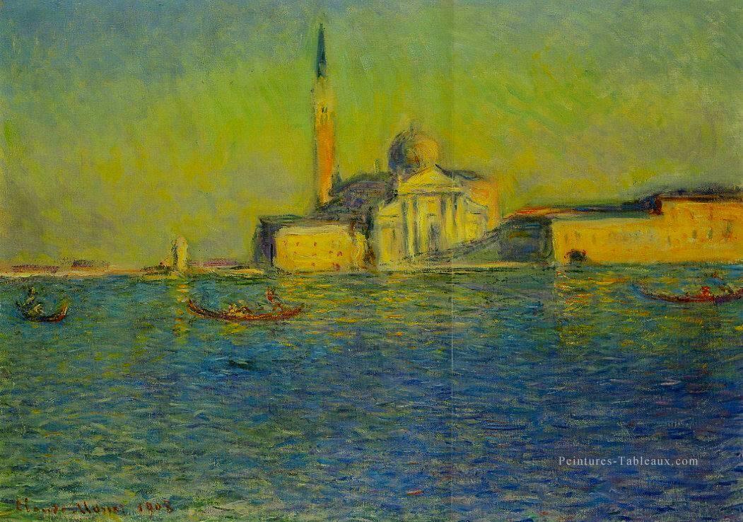 San Giorgio Maggiore Claude Monet Peintures à l'huile